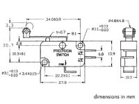 Velleman - MS12-R - Standard 12A, Langer Rollenhebel