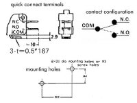 Velleman - MS12-R - Standard 12A, Langer Rollenhebel