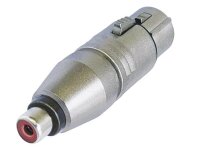 3-POLIGE XLR-KABELBUCHSE AUF RCA/PHONO BUCHSE