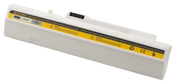 Patona - Ersatzakku für Acer Aspire One A110L / A150L / A150X Series - 11,1 Volt 4400mAh Li-Ion - weiß
