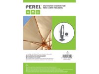 Perel - OCPFA - Wetterfeste Schutzhülle für Freiarmschirme bis 3,5 m, wasser- und UV-beständig