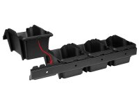 Perel - OMSB10SET - Sichtlagerboxen-Set - 8-tlg. - 103 x 165 x 75 mm - schwarz