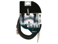 HQ Power - PAC111 - XLR-Klinkenkabel, 1 x XLR weiblich, 1 x Klinkenstecker 6.35 mm männlich, Mono, 6 m, perfekt für die Tonübertragung