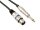 HQ Power - PAC111 - XLR-Klinkenkabel, 1 x XLR weiblich, 1 x Klinkenstecker 6.35 mm männlich, Mono, 6 m, perfekt für die Tonübertragung