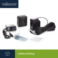 Velleman - PEM7D - IR-Lichtschranke Reflektor mit Kabel, Infrarot Lichtschranke, Bewegungssensor