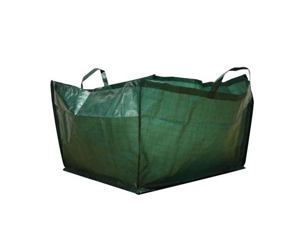 Toolland - PM2004 - Gartensack, quadratisch, Polyester, Grün, 190 Liter