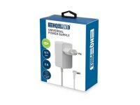 HQ Power - Universelles Netzteil, für IT-Geräte, 12 VDC, 2 A, 24 W, 5.5 x 2.1 mm DC-Stecker, Weiß