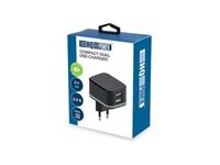 HQ Power - PSS6EUSB35B - USB-Ladegerät mit 2 USB-Anschlüssen, 5 V 3.4 A 17 W, ideal für Handys, Smartphones, Tablets, GPS und mehr