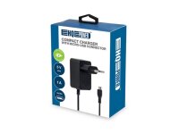HQ Power - PSS6EUSB37 - Kompakter Lader mit Micro-USB-Anschluss, 5 V - 1 A - 5 W, universeller Eingang 100-240 VAC