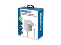 HQ Power - PSS6EUSB39W - Kompakter Lader mit Micro-USB-Anschluss, 5 V - 2,5 A - 12,5 W, universeller Eingang 100-240 VAC