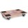 Toolland - QT115 - Möbelroller, mit rutschfester Beschichtung, 4 Pads, integrierter Griff, 4 Gummi-Lenkrollen, aus Sperrholz, Tragfähigkeit bis zu 400 kg, gut manövrierbar, 10,5 x 65 x 40 cm