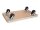 Toolland - QT115 - Möbelroller, mit rutschfester Beschichtung, 4 Pads, integrierter Griff, 4 Gummi-Lenkrollen, aus Sperrholz, Tragfähigkeit bis zu 400 kg, gut manövrierbar, 10,5 x 65 x 40 cm