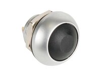 Velleman - R1398 - Mini-Drucktaster - Rund - Metall - Schwarze Schutzkappe - 1P SPST Aus-(Ein)