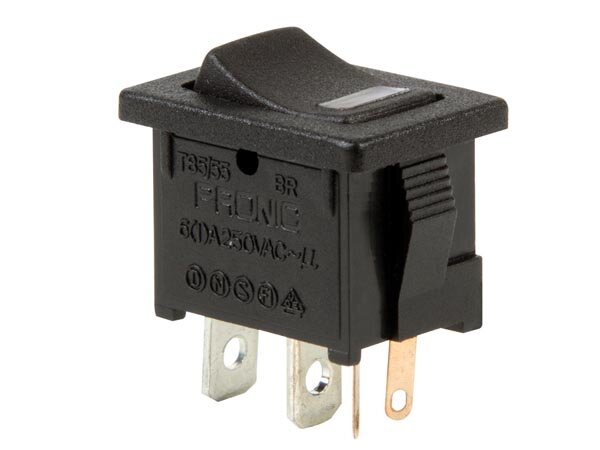 Velleman - R1933EN - Leistungswippenschalter 5A-250V SPST Ein-Aus - Mit roter LED