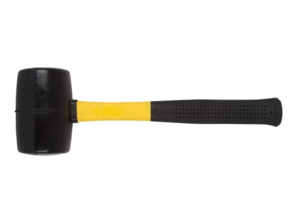 Toolland - RH900 - Gummi-Hammer 900g mit Glasfasergriff, ideal zum Verlegen von Fliesen oder (Natur)steinen