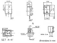 Velleman - SCREW03SLB - Schraubenloses Terminal, 3 Pole,...