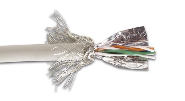SFTP-KABEL CAT5E 4 x 2 x 0.51mm ABGESCHIRMT / 4 VERDRILLTE PAARE