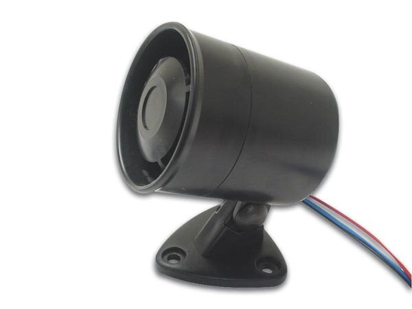 PIEZO-SUMMER MIT SIRENENLOOK 12VDC / 200mA