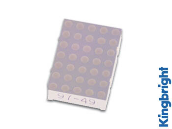 30mm DOT MATRIX DISPLAY GEMEINSAME ANODE SUPERROT