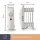 Perel - TC78007 - Ölradiator 700 W, 7 Rippen, Elektroheizung, tragbarer Heizlüfter, elektrischer Raumheizer