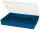 Velleman - TG1317 - Sortimentskasten, 17 feste Fächer, transparenter Deckel, stapelbar, 330 x 274 x 54 mm, Blau