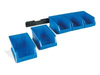 Velleman - TG252 - Sichtlagerbox, 227x157x128 mm, 4,5 L, blau