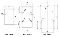 Teko TK10010B Gehäuse Modell SOAP Schwarz 58 x 35 x...