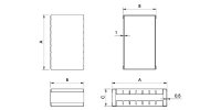 Teko TK292 RFI-Gehäuse aus Stahl 83 x 68 x 27 mm |...