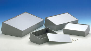 TEKO - TK363G - Gehäuse Modell PULT 36 - dunkelgrau - 216 x 130 x 77.7 mm