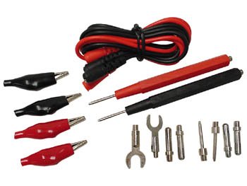 Velleman TLM10 Prüfspitzenset für Multimeter | 90 cm Kabel & Krokodilklemmen