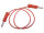 Velleman - TLM27R - Kabel mit Bananenstecker / Rot 50cm