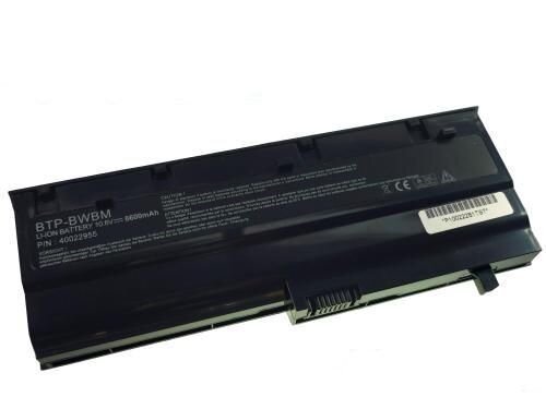 Ersatzakku für MEDION MD96350 / MD96370 - 10,8 Volt 6600mAh, schwarz