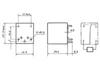 velleman - VR15M121C - Miniatur-Relais 15A/28VDC-125VAC...