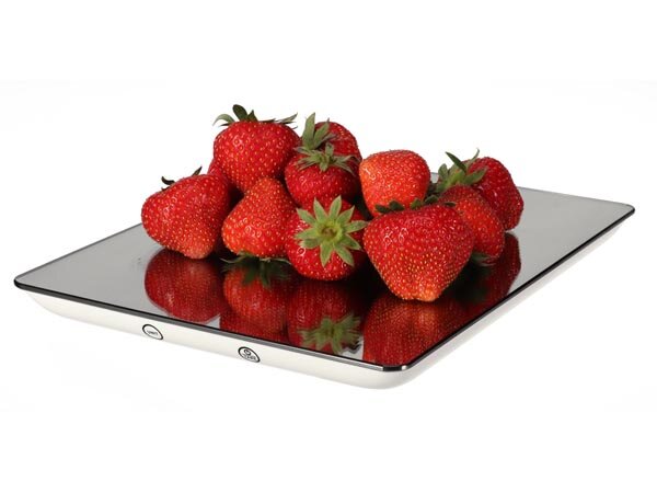 Perel - VTBAL101 - Digitale Küchenwaage - 5 kg / 1 g - Spiegelefekt