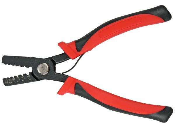 CRIMPZANGE FÜR ADERENDHÜLSEN 0.25 mm² - 2.5 mm²