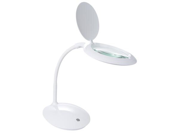 LED-LUPENLEUCHTE - DIMMBAR - 3 DIOPTRIEN - 60 LEDs - WEIß