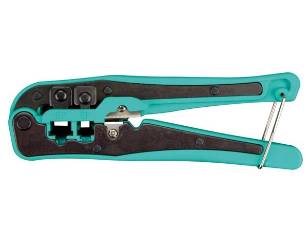 Toolland - VTM468N - Multifunktionale Crimp- und Schneidzange für modulare Steckverbinder