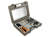 CRIMPSET FÜR WESTERNSTECKER 4P4C (RJ10), 6P4C...