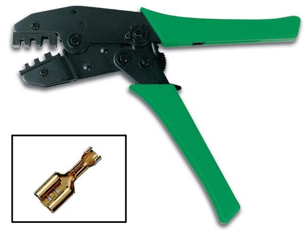 Toolland - VTNCT - Kabelschuhzange für unisolierte Verbinder, erstelle zuverlässige elektrische Verbindungen