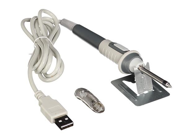 Velleman - VTSUSB3 - USB-Lötkolben, bleifreies Löten, 10 W