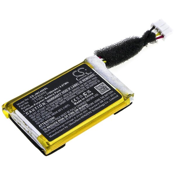 Ersatzakku - CS-JMC400SL - JBL GSP903052 - 3,7 Volt 1100mAh Li-Polymer
