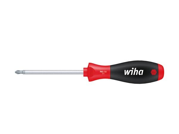 Wiha - WH00756 - Schraubendreher SoftFinish® Phillips mit Rundklinge (00756) PH1 x 80 mm