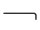 Wiha Stiftschlüssel Sechskant-Kugelkopf schwarzoxidiert, Zoll-Ausführung (01422) 0.05 x 72 mm, 13 mm