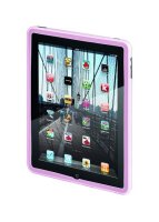 Silikon-Schutzhülle für iPad - schwarz/pink/blau
