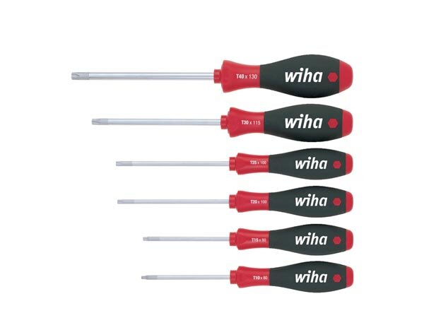 Wiha Schraubendreher Set SoftFinish® TORX® 6-tlg. (07155)
