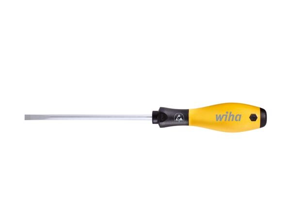Wiha Schraubendreher SoftFinish® ESD Schlitz (08182) 5,5 mm x 125 mm