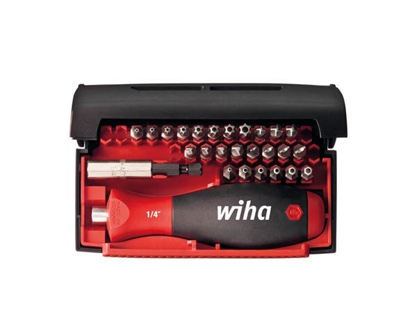 Wiha Bit Set Collector Security Standard 25 mm und Torsions-Bits gemischt 27-tlg. 1/4" (09393)