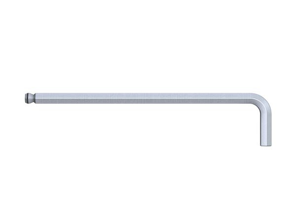 Wiha Stiftschlüssel Sechskant-Kugelkopf MagicRing® mattverchromt (20570) 5 x 163 mm, 33 mm
