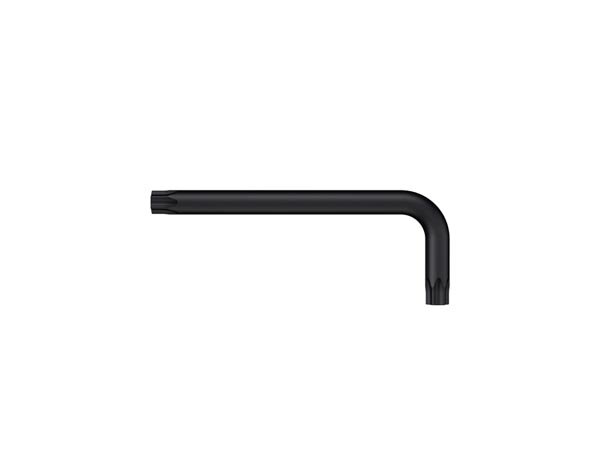 Wiha Stiftschlüssel TORX® Tamper Resistant (mit Bohrung) kurz, schwarzoxidiert (24107) T8H x 47 mm, 18 mm