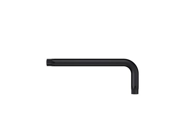Wiha Stiftschlüssel TORX® Tamper Resistant (mit Bohrung) kurz, schwarzoxidiert (24119) T27H x 72 mm, 27 mm